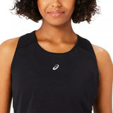 ASICS Tank Top Running Road Crop Negro Mujer