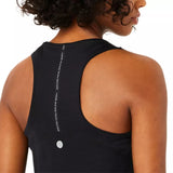 ASICS Tank Top Running Road Crop Negro Mujer