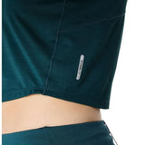ASICS Tank Top Running Road Crop Verde Mujer