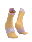Compressport Pro Racing Socks V4.0 Run High - Buff Orange / Roseate
