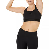ASICS Sports Bra Running Road Compression Negro Mujer