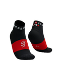 Compressport Ultra Trail Low Socks - Black Red