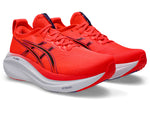 ASICS Tenis Hombre Running GEL-NIMBUS 27 - Flash Red/Black