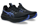 ASICS Tenis Hombre Running NIMBUS 28 - Black/Neon Blue