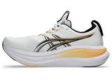 ASICS Tenis Hombre Running NIMBUS 28 - White/Stadium Orange