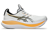 ASICS Tenis Hombre Running NIMBUS 28 - White/Stadium Orange