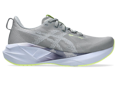 ASICS Tenis Mujer Running NOVABLAST 5 - Gravel/Blue Fade