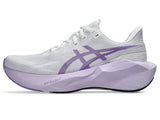ASICS Tenis Mujer Running NOVABLAST 6 - White/Murasaki