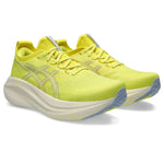 ASICS Tenis Hombre Running GEL-NIMBUS 27 - Citron/Cream