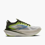 Tenis Hombre Brooks Hyperion Max PYNRS X - Blanc/Acid Lime/Blue