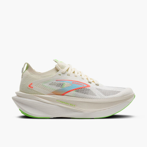 Tenis Hombre Brooks Hyperion Max 3 -  Coconut/Green Gecko/Pink Clay