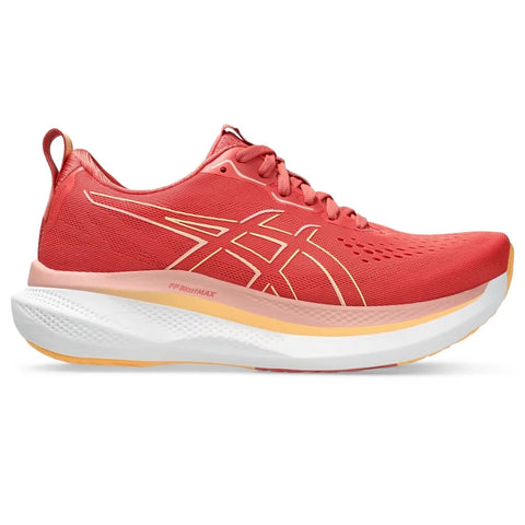 ASICS Tenis Mujer Running GLIDERIDE MAX - Dark Pink Clay/Orange Glow