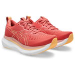 ASICS Tenis Mujer Running GLIDERIDE MAX - Dark Pink Clay/Orange Glow