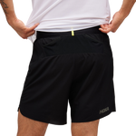 HOKA Short Running Glide 7 Hombre w/Brief - Black