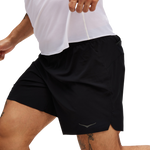 HOKA Short Running Glide 7 Hombre w/Brief - Black