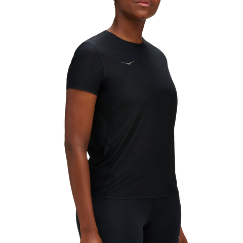 HOKA Playera Mujer Running Airolite  - Black