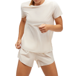 HOKA Playera Mujer Running Airolite  - Blanco