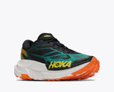HOKA Trail Mafate X Hombre - Black / Electric Aqua