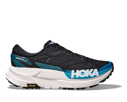 HOKA Mafate X Hombre - Black / Skyward Blue
