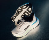 Hoka BONDI 9 Mujer - White / Pink Opal