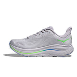 HOKA Clifton 10 Hombre -  Ash Grey / Neon Green