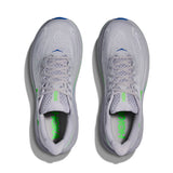 HOKA Clifton 10 Hombre -  Ash Grey / Neon Green