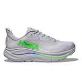 HOKA Clifton 10 Hombre -  Ash Grey / Neon Green
