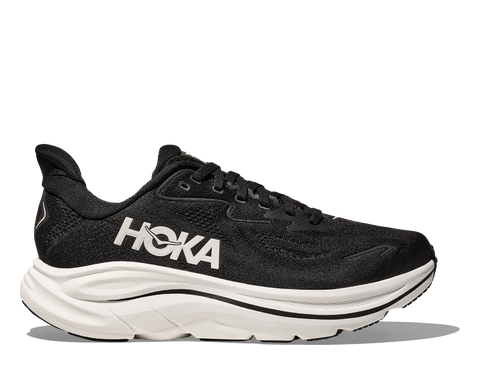 HOKA CLIFTON 10  MUJER - BLACK/WHITE
