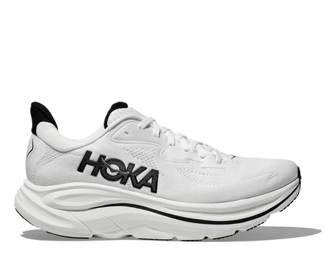 HOKA CLIFTON 10 HOMBRE - WHITE/BLACK