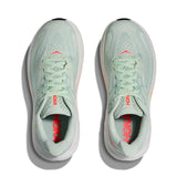 HOKA Clifton 10 Mujer - Sea Glass / Neon Flame
