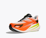Hoka Mach X 3 Hombre - White / Neon Tangerine