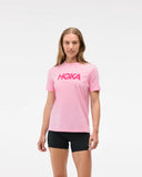 Playera Hoka Fitness Mujer Core Logo - Bubble Gum
