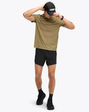 HOKA Short Running Glide 5 Hombre - Black