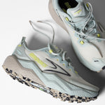 Tenis Mujer Brooks TRAIL Running Caldera 8 -  Misty Blue/Coconut/Chateau