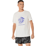 ASICS Playera Trail Running Hombre Fujitrail Logo - Cream