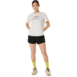 ASICS Playera Trail Running Mujer Fujitrail Logo - Cream