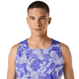 ASICS Singlet Trail Running FujiTrail Hombre - Cobalt Burst/Cream