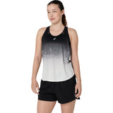 ASICS Tank Top Road Fade Running Mujer - Performance Black/Cream