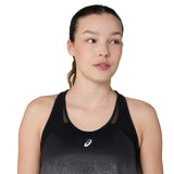 ASICS Tank Top Road Fade Running Mujer - Performance Black/Cream