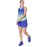 ASICS Tank Top Road Fade Running Mujer -  Cobalt Burst/Illuminate Green