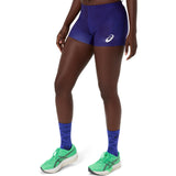 ASICS Short Running Mujer Track Hot - Cobalt Burst