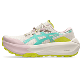 ASICS Tenis Mujer Trail Running TRABUCO MAX 5 - Mineral Beige/Aurora Green