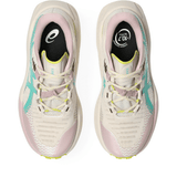 ASICS Tenis Mujer Trail Running TRABUCO MAX 5 - Mineral Beige/Aurora Green