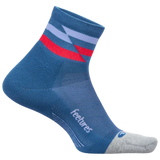 Feetures Calcetines Running Elite Light Cushion Quarter - Blue Track