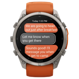 Reloj Garmin Running Fenix 9 Pro InReach 51 mm - Naranja Otoñal