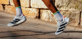 Compressport Pro Marathon Socks V2.0 - White/Norse Blue/Neon Green