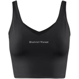 DISTRICT VISION Sports Bra Mujer Running Twin Layer - Black