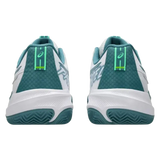 Tenis Asics Hombre Padel Gel-Challenger 15 - White / Misty Pine