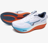 Tenis Hombre Mizuno Running Wave Rider 30 - White/Blue Jewel