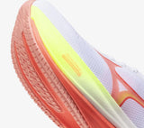 Tenis Mujer Mizuno Running Wave Rider 30 - White/Flamingo Coral